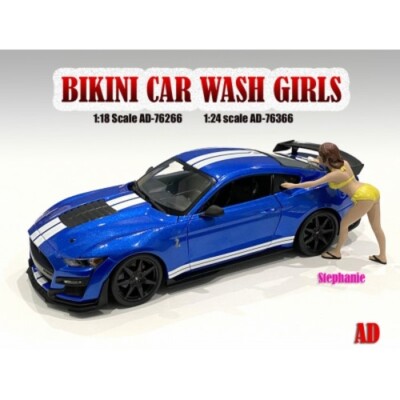 American Diorama 76266 Bikini Car Wash Girl Stephanie 1:18 Figur 1/1000 limitier