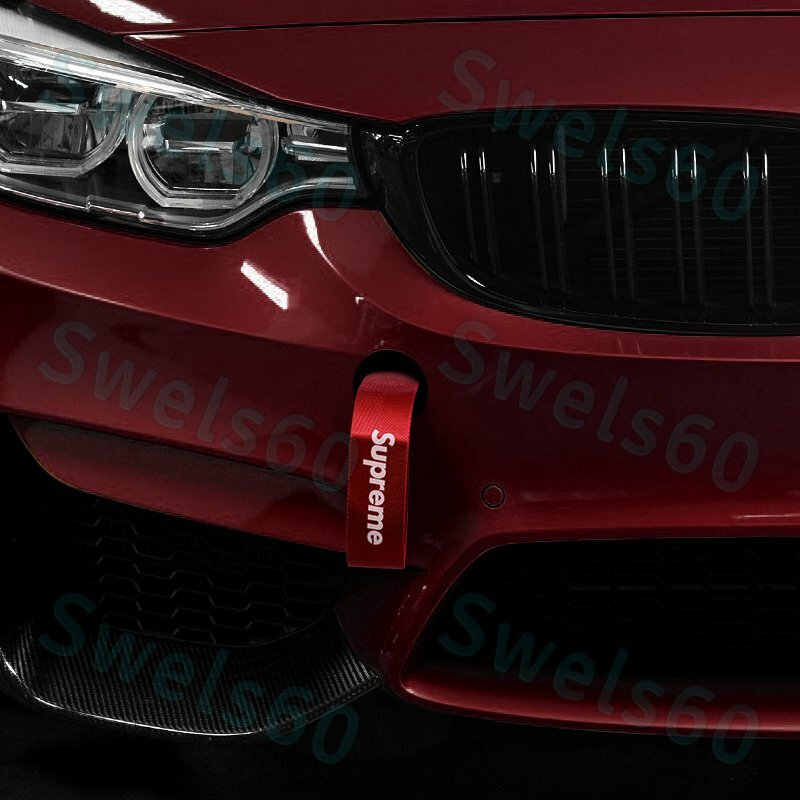 Car Tow Strap Belt Red JDM SUPREME 