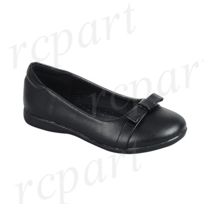 black slip on school shoes