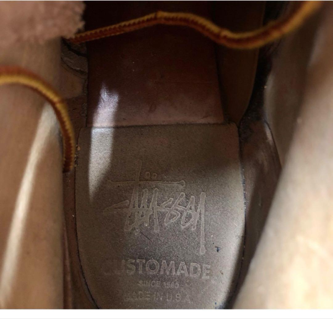 Red Wing Boots 8167 STUSSY custom US:8.5E Suede/Leather Red Wing Boots 8167 STUSSY custom US:8.5E Suede/Leather
