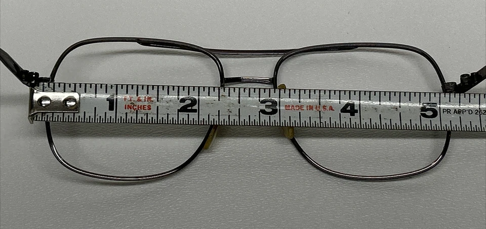 Gafas de aviador/piloto vintage, Barry Ooppus, 140 mm, grises, solo marcos Foto 4 de 4