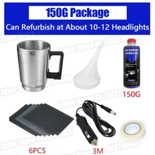 Car Headlight Polish Restoration Kit Automotive Headlight Care Tool Headlight