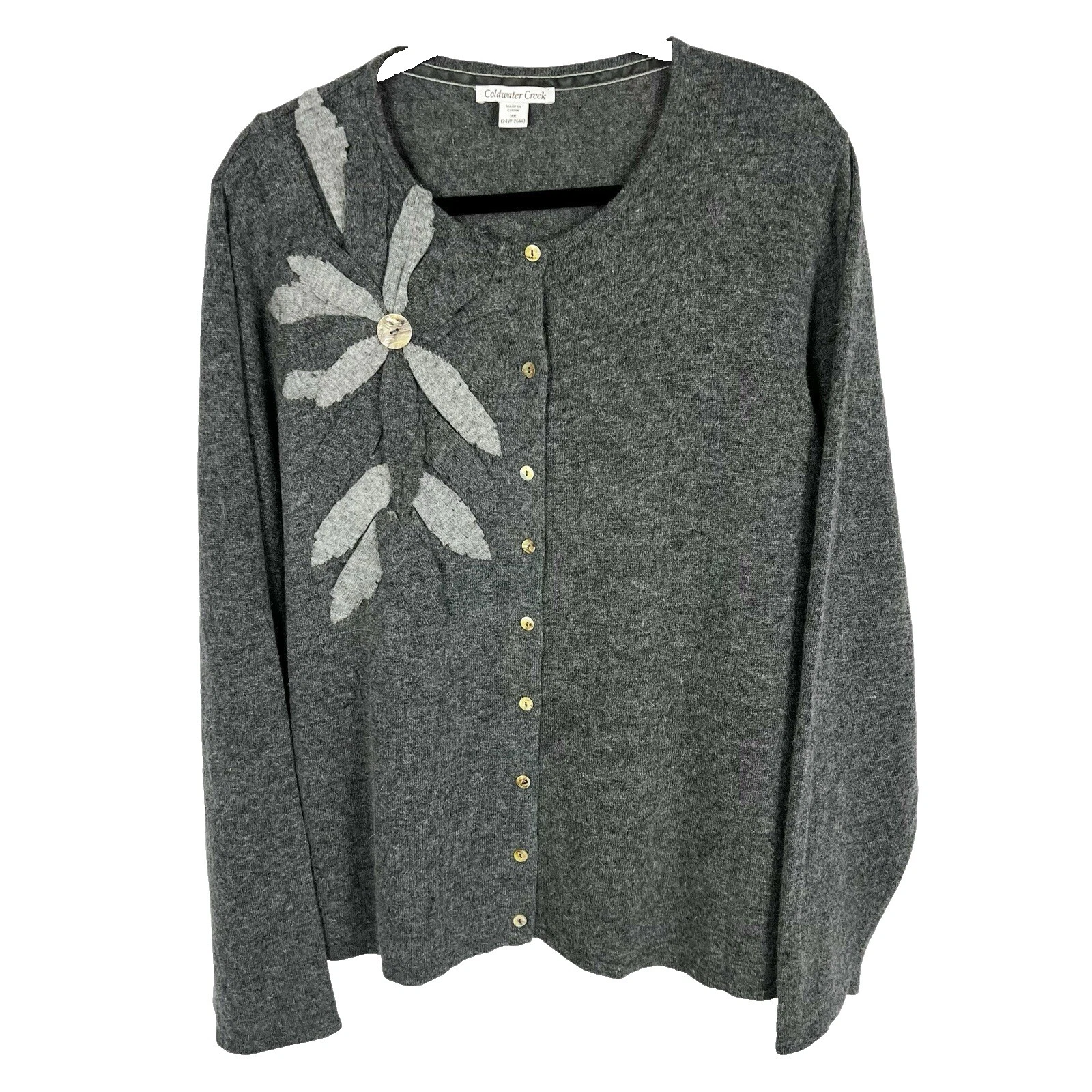 Suéteres Floral Coldwater Creek Nylon para Mujeres