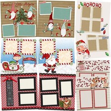 SANTA'S HELPERS - Scrapbook Layout Set