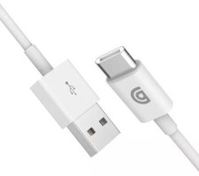 Image of Griffin USB Type-C Male to USB A Male Sync Charger Cable - 1m White