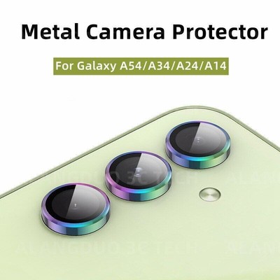 Metal Camera Lens Glass Protector Ring Cap Fr Samsung Galaxy A54 A34 A15 55 A14