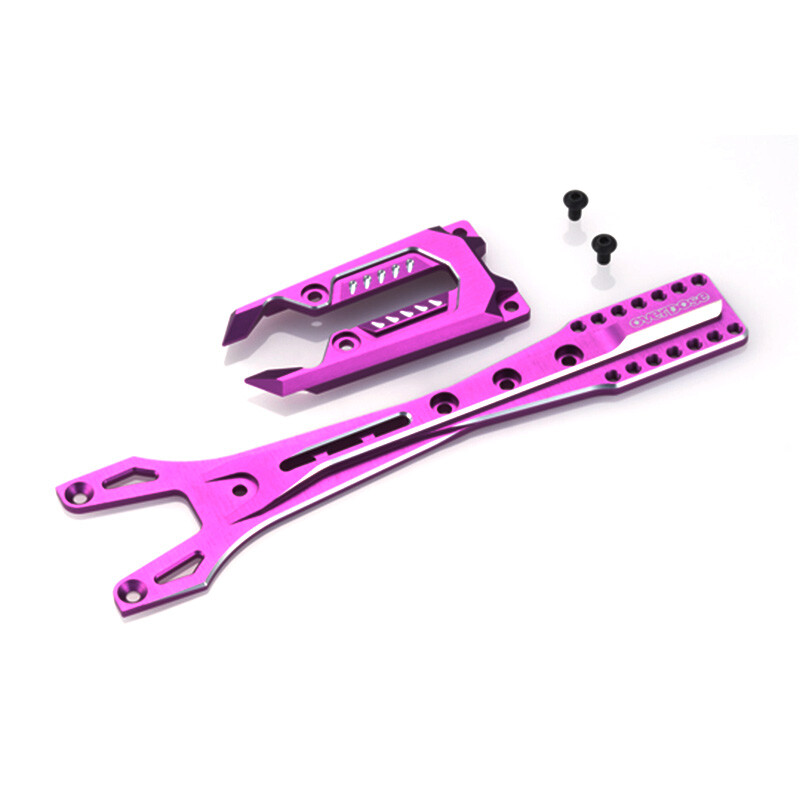 Overdose Aluminum Upper Chassis Set Purple For 1/10 Drift Overdose Aluminum Upper Chassis Set Purple For 1/10 Drift