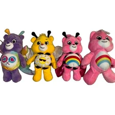 40th Anniversary CARE BEARS Funshine Plush 3 Pack Limit Edition And 1 Cheer NWT