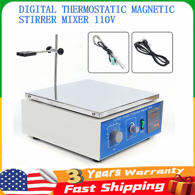 10000ML Magnetic Stirrer W/ Heating Plate Hotplate Digital Mixer Stir Bar Lab