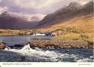 Bundorragha River, Delphi, Co. Mayo - Unposted 1980s - John Hinde