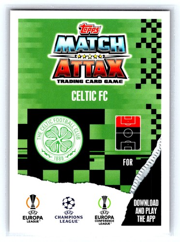 Topps Match Attax 2023/24 Limited Edition Card Kyogo Furuhashi Celtic - Picture 2 of 2