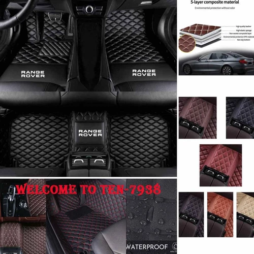 For Land Rover Range Rover Car Floor Mats All Weather Custom Auto Carpet Liners - Imagen 38 de 40