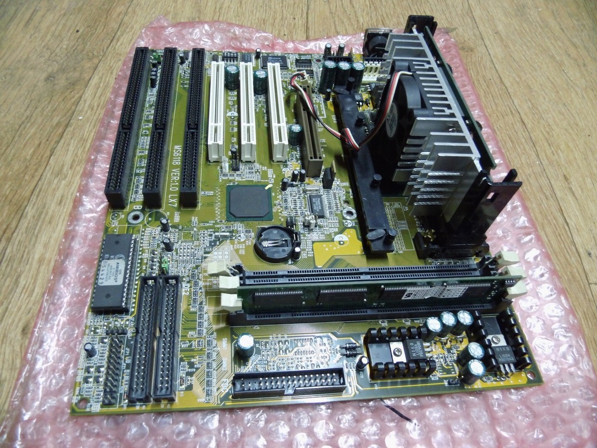 Microstar MS-6118 Ver. 1.0 LX7 + Celeron 333 Slot1 + 64Mb | eBay