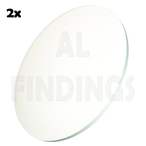 40-50mm Flat large watch or pocketwatch crystal mineral glass 1mm thick - Picture 7 of 12