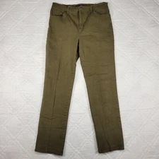 Gloria Vanderbelt Amanda Army Green Jeans size 8S
