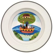 Villeroy Boch Design Naif Rim Soup Bowl #2 Noah's Ark New