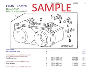 1996 toyota tacoma parts manual