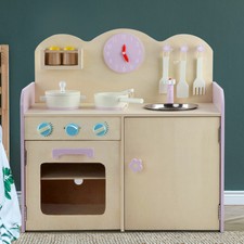 Wooden Kitchen Pretend Play Set Toy Kids Toddlers Cooking Home Children Cookware For Sale Online Ebay
