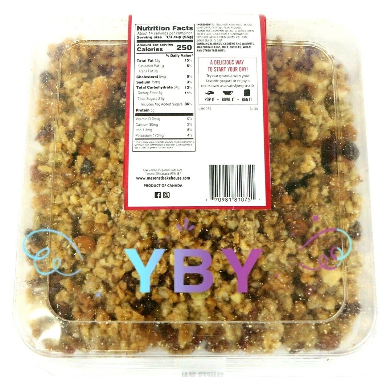 Mason St Bakehouse Super Seed Fruit and Nut Granola 26.5 oz eBay