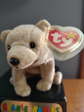 Almond Ty Retired Beanie Baby Bear