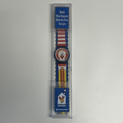 Vintage 1996 Ronald McDonald Charity Watch RM House Kimberly Clark. New