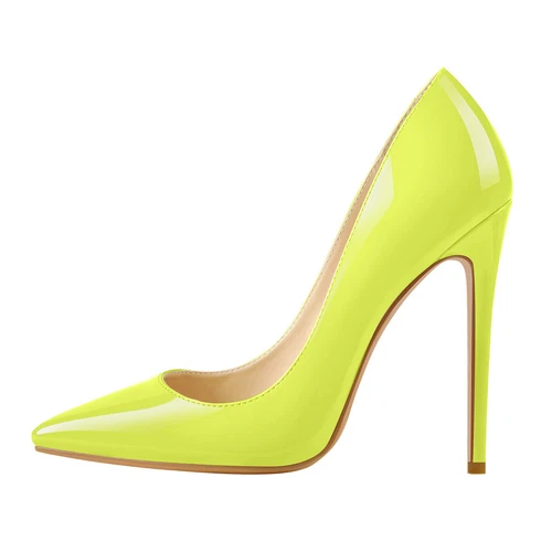 Sexy Damen-Stiletto-High-Heels spitz zulaufend Büro OL Arbeit eleganter Schuh Übergröße - Bild 7 von 50