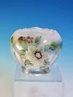 FENTON ROSE BOWL French Opalescent Iridescent ROYAL LENTEN ROSE 2759FJ