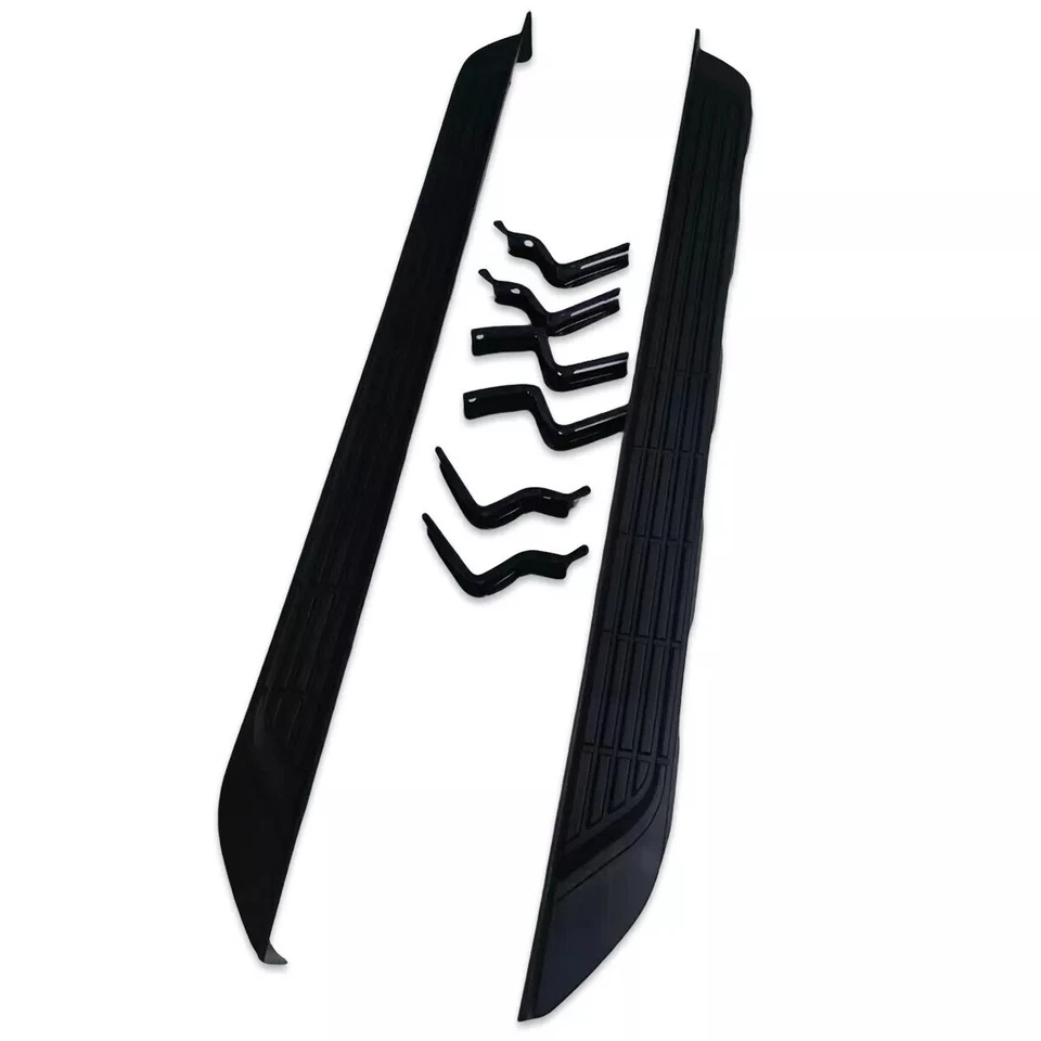 For Ford Ranger T6 Double Cab Running Boards All Black OE Style Steps 2012-2022 - Image 3 of 4