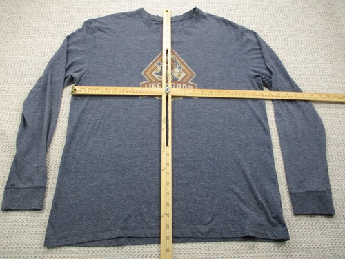 Life Is Good Mens T Shirt Mens L Blue Gray Hiking Long Sleeve Jake Trailblazer - Picture 8 of 12