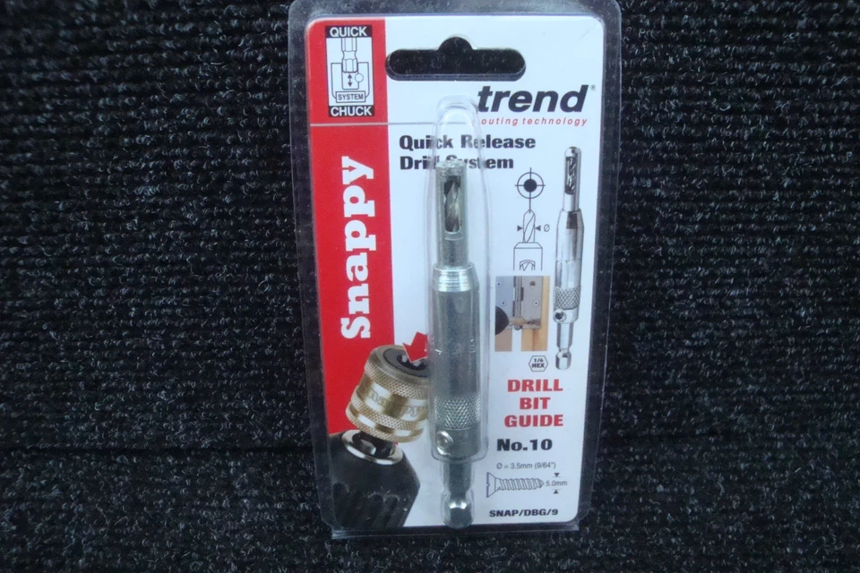 TREND SNAP/DBG/9 HINGE FITTING DRILL BIT GUIDE No10