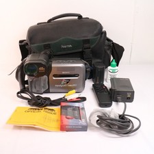 Sony CCD-RV100 Hi8 Handycam Camcorder Tested Works w/ Battery Charger Case