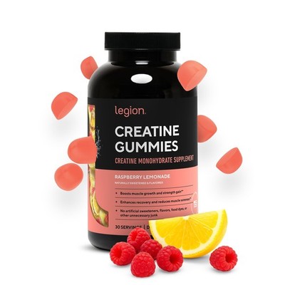 Creatine Monohydrate Gummies for Men & Women   Clean Chewable Creatine Supple...