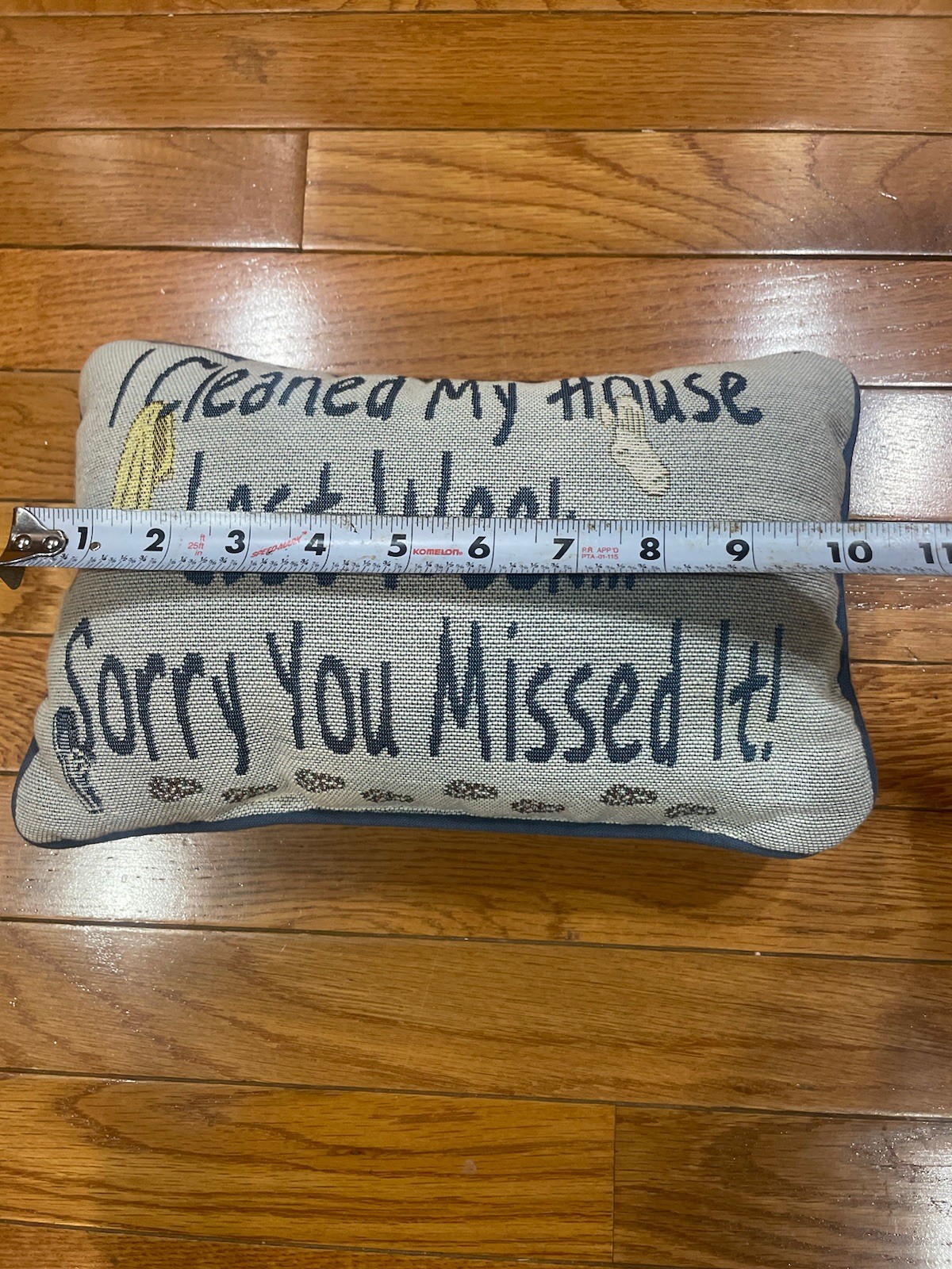 Tapestry Throw Pillow I Cleaned my House Last Week You Missed It.  Decorative 