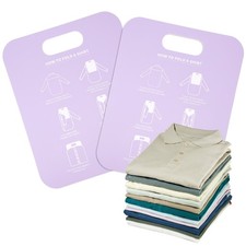 2 Pcs Shirt Folding Board Clothes Folder PP Folding Tool for Shirt Laundry