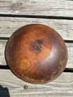 Antique Primitive Wooden Bowl - Oval - 12" x 13" Across - Farmhouse Decor — photo 4