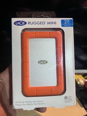 LaCie Rugged Mini 2TB All Terrain Mobile External Hard Drive - New Sealed 9K