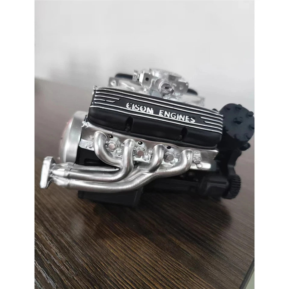 Kit de motor V8 modelo de gas - OHV V8 kit de modelo de motor pequeño modelo de resina de motor Foto 4 de 4