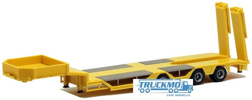 Herpa Goldhofer Allrounder Semitieflader gelb 671163