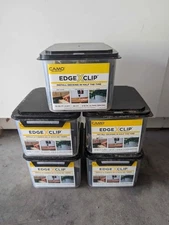Camo EdgeXClip Black Hidden Deck Fasteners, 90 Count, 3/16" Size, 50 SQ Ft