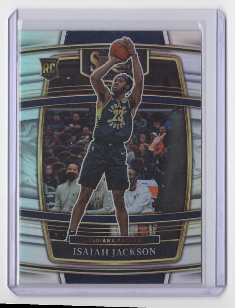 2021-22 Panini Select Silver Prizm Isaiah Jackson Rookie Indiana Pacers #55