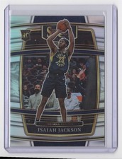 2021-22 Panini Select Silver Prizm Isaiah Jackson Rookie Indiana Pacers #55