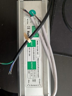 LED 12v 150W Waterproof IP67 LED Power Supply New No Box