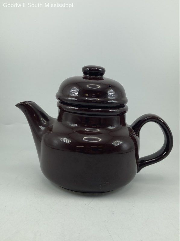 Vintage 1980s Gailstyn Sutton Rondo Brown Teapot w/ Lid