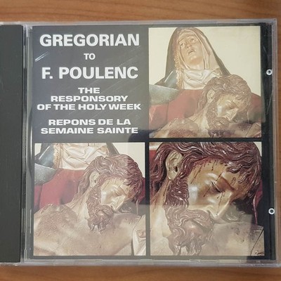 RESPONSORY OF THE HOLY WEEK gregorian to poulenc EX/EX (CD Album, Klassik)