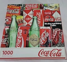 "Then And Now" Coca-Cola  1000 pc Jigsaw Puzzle 24" X 30" Springbok - FREE SHIP