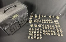 Warhammer 40k necron army lot painted and Magnetized W/ P.A.C.K 432 Figure Case