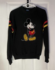 Vintage 1980s Disney Character Fashions Mickey Mouse Sweatshirt, M Made