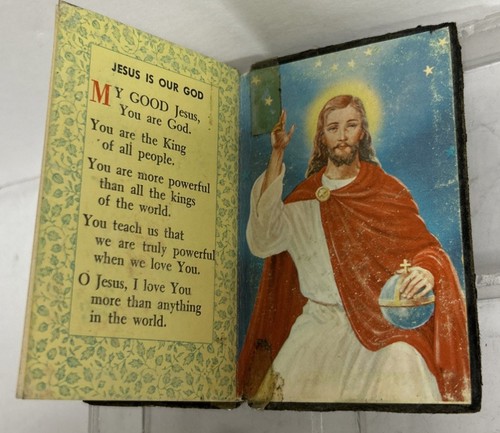 Pray Always Mini Prayer Catholic Book 1958 Rev. Alphonse Sausen Illustrated - Foto 7 di 8