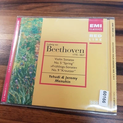 YEHUDI & JEREMY MENUHIN beethoven - violin sonatas 5&9 VG+/EX (CD Album) - Bild 1 von 3