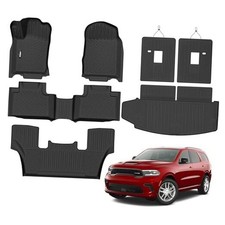 Floor Mats Trunk Mat for 2026 2016-2025 for 2016-2026 Dodge Durango 6 Seats
